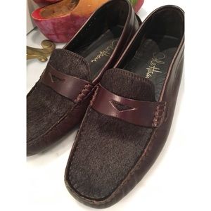 🌴Cole Haan Choc Leather & Calf Driving Mocs🌴